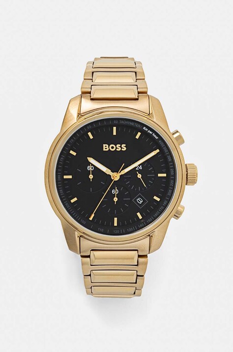 BOSS ceas barbati, culoarea auriu