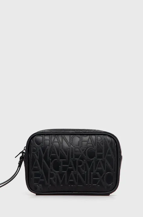 Косметичка Armani Exchange колір чорний