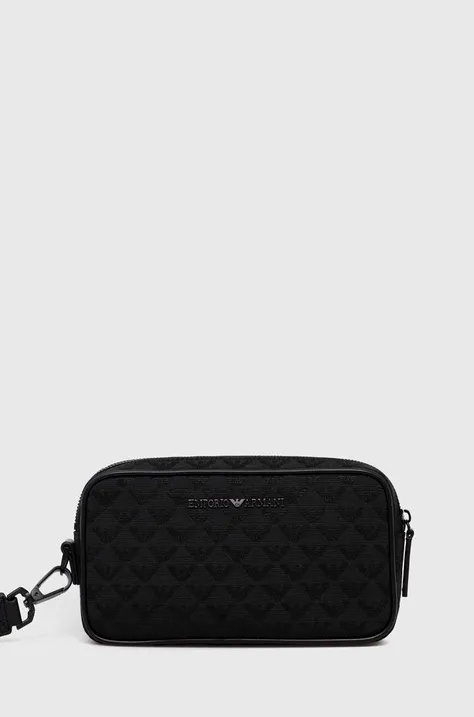 Emporio Armani portfard culoarea negru