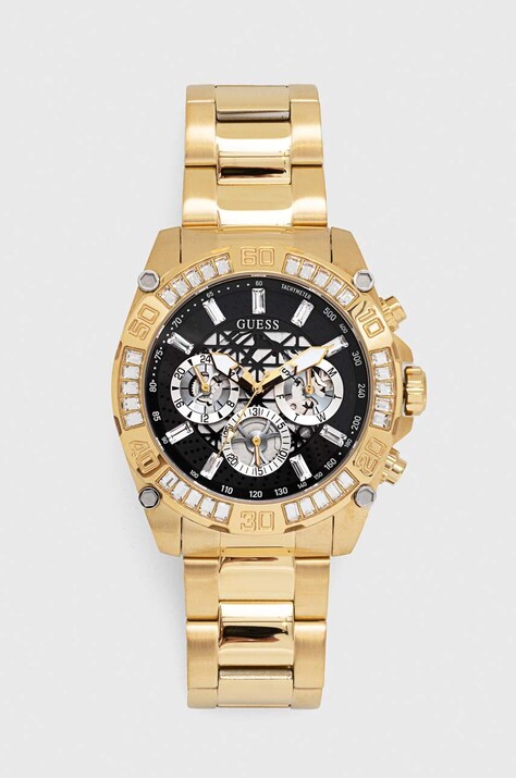 Ρολόι Guess χρώμα: χρυσαφί