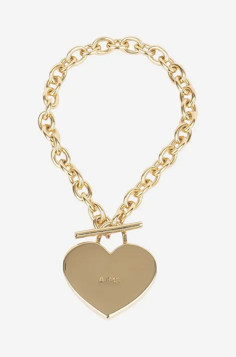 Náramok A.P.C. Bracelet Logo Coeur pánsky MEACC-M70725 GOLD