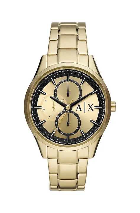 Ρολόι Armani Exchange χρώμα: χρυσαφί