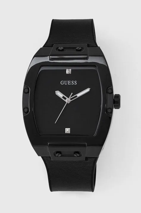 Ρολόι Guess χρώμα: μαύρο