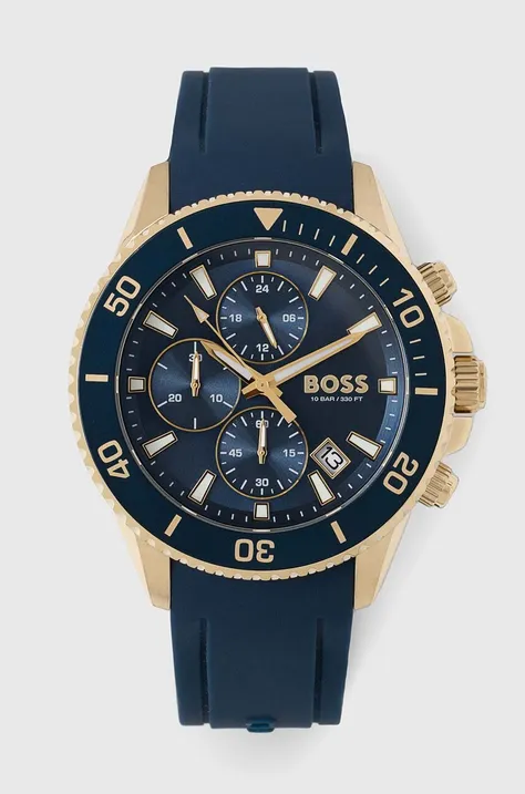 Ρολόι BOSS χρώμα: ναυτικό μπλε