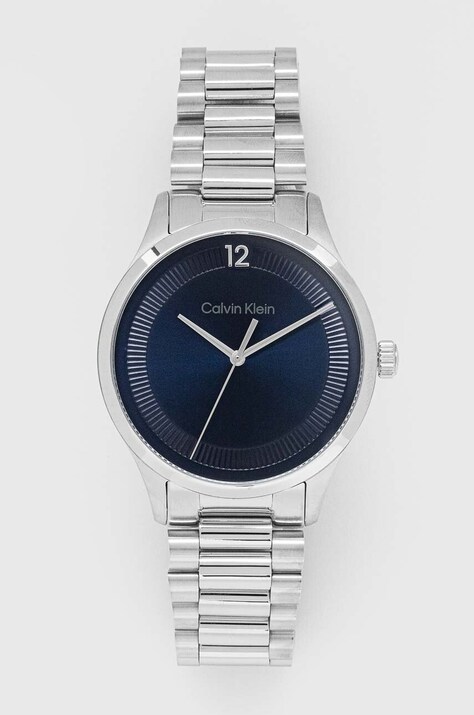 Hodinky Calvin Klein 25200225 stříbrná barva