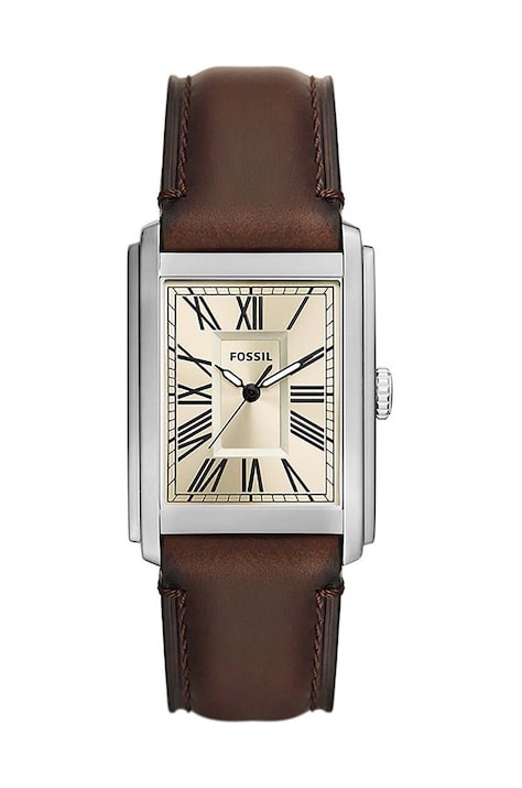 Годинник Fossil чоловічий колір срібний