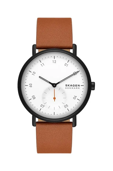 Часы Skagen мужской цвет коричневый