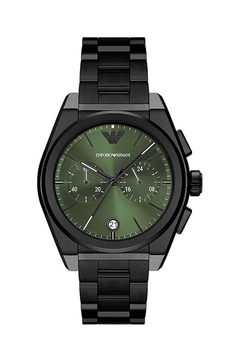 Годинник Emporio Armani чоловічий колір чорний