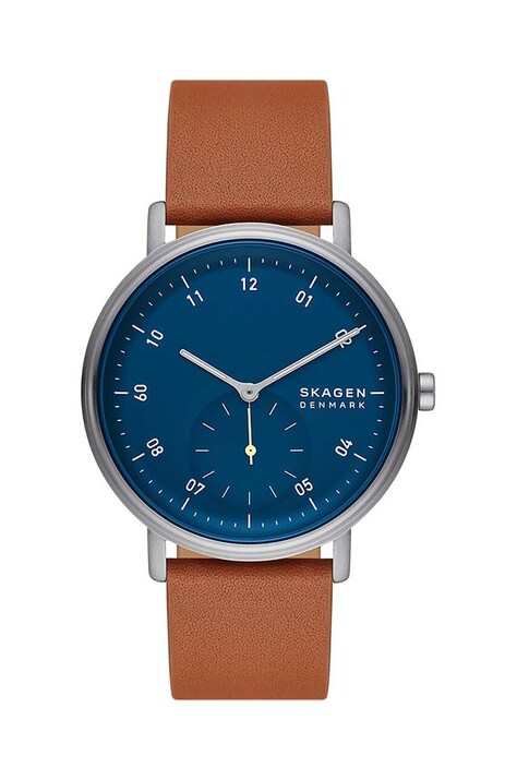 Годинник Skagen чоловічий колір коричневий