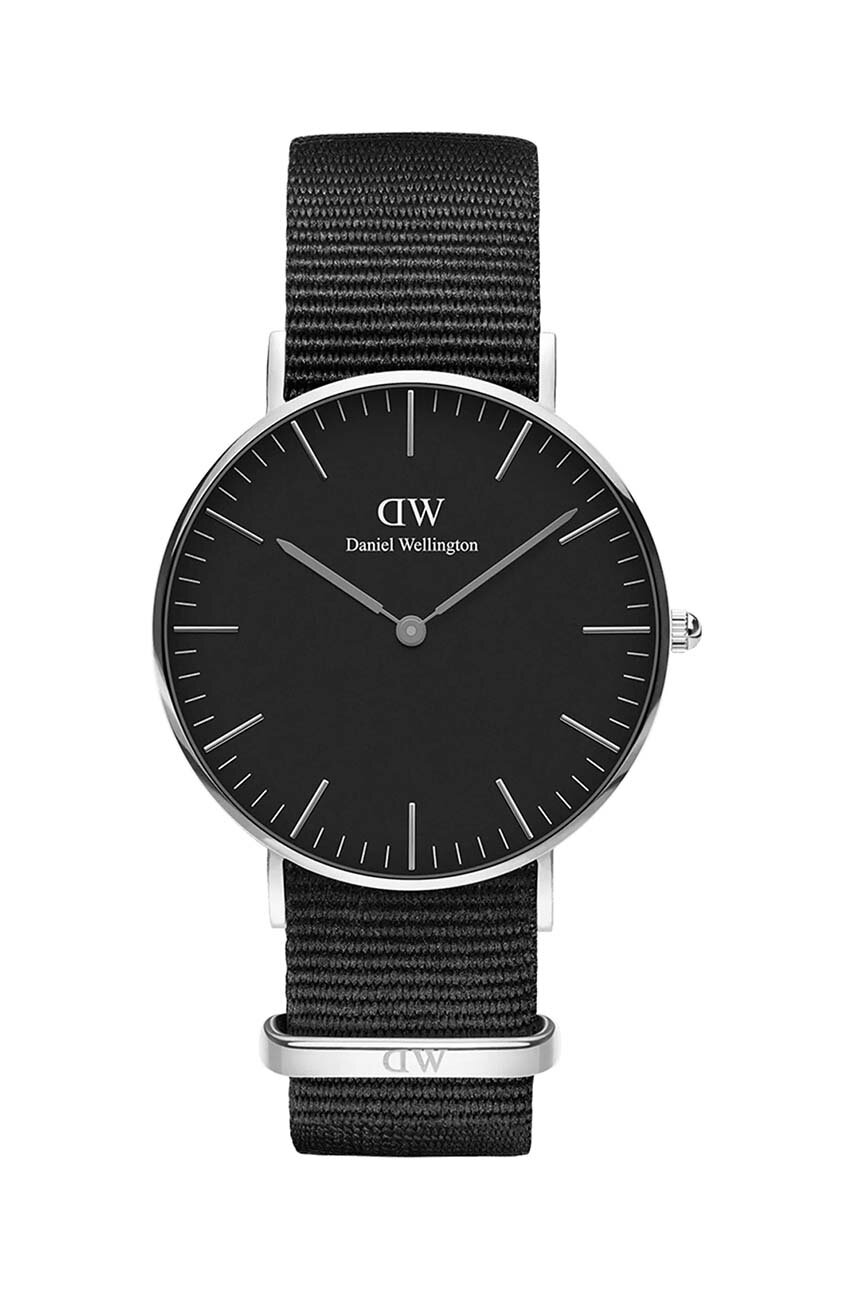 Sat Daniel Wellington Classic 40 za muškarce, boja: crna