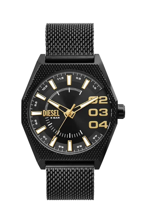 Ρολόι Diesel χρώμα: μαύρο