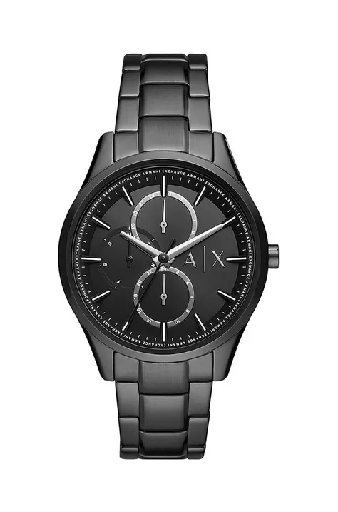 Годинник Armani Exchange чоловічий колір чорний