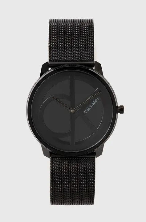 Годинник Calvin Klein чоловічий колір чорний