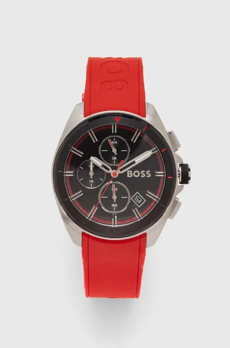 Годинник BOSS чоловічий колір червоний