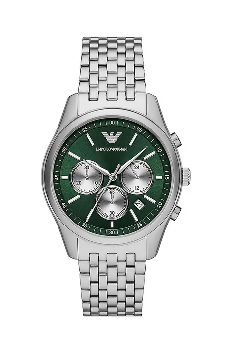 Emporio Armani zegarek AR11581 męski kolor srebrny