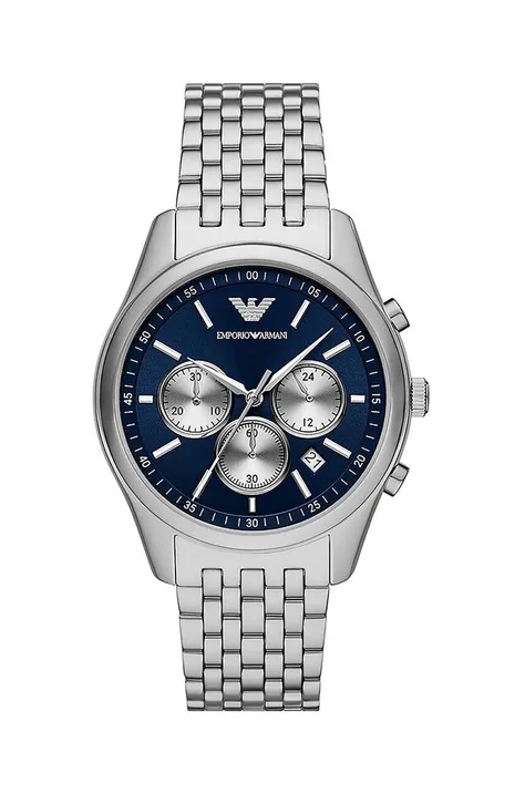 Emporio Armani zegarek AR11582 męski kolor srebrny