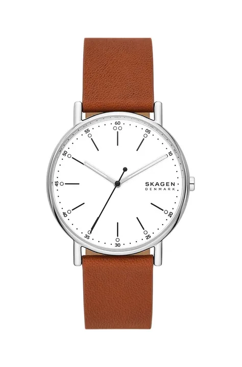 Годинник Skagen чоловічий колір коричневий