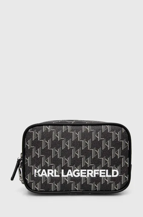 Νεσεσέρ καλλυντικών Karl Lagerfeld χρώμα: μαύρο