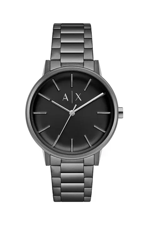 Годинник Armani Exchange чоловічий колір сірий