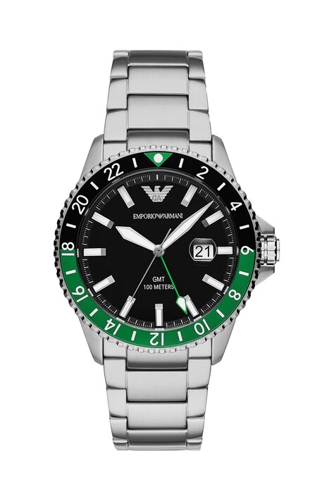 Emporio Armani ceas barbati, culoarea argintiu, AR11589