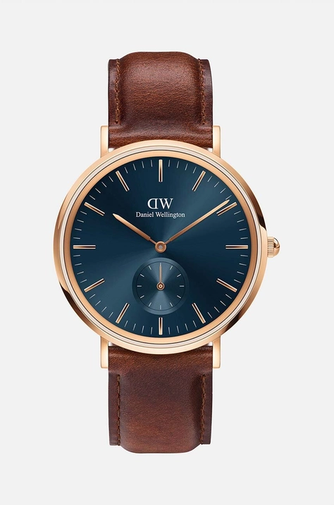 Hodinky Daniel Wellington pánsky, hnedá farba