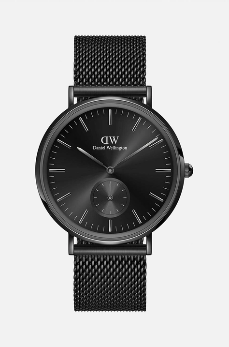 Sat Daniel Wellington za muškarce, boja: crna