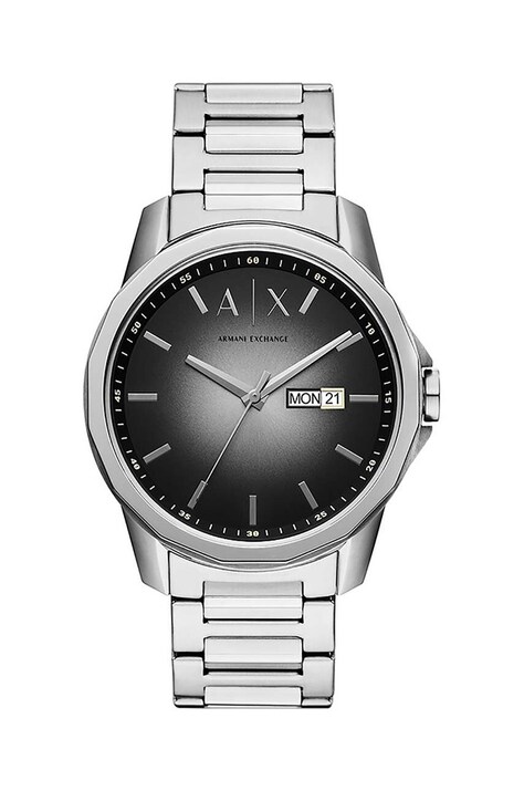 Годинник Armani Exchange чоловічий колір срібний