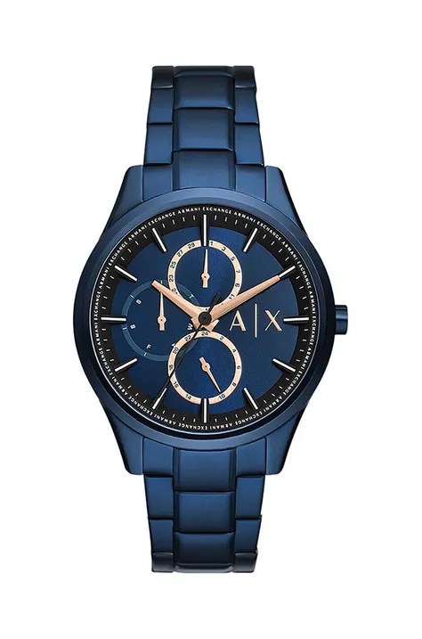 Годинник Armani Exchange чоловічий колір синій