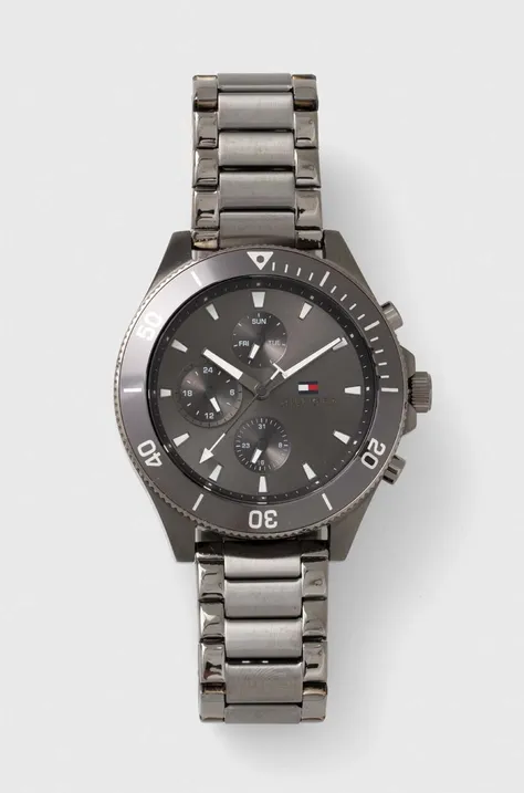 Часы Tommy Hilfiger 1791918 мужской цвет серебрянный 1791918