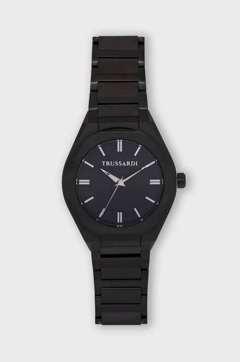 Trussardi husă pentru ceas și carduri culoarea negru, R2453156007