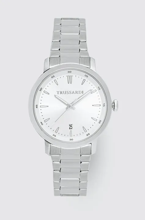Годинник Trussardi чоловічий колір срібний R2453147017