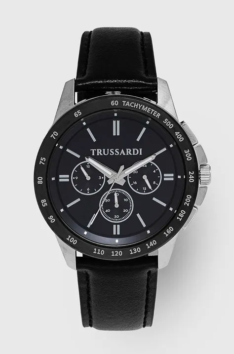 Ρολόι Trussardi χρώμα: μαύρο, R2451153002