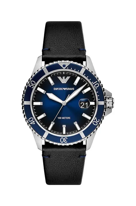 Emporio Armani zegarek męski kolor czarny AR11516