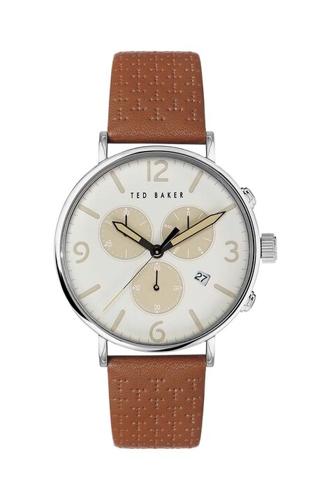 Годинник Ted Baker чоловічий колір коричневий BKPBAS202