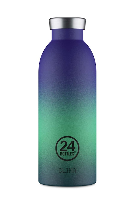 Θερμός 24bottles Clima Bottle 500ml Borealis χρώμα: πράσινο, Clima.050.Borealis