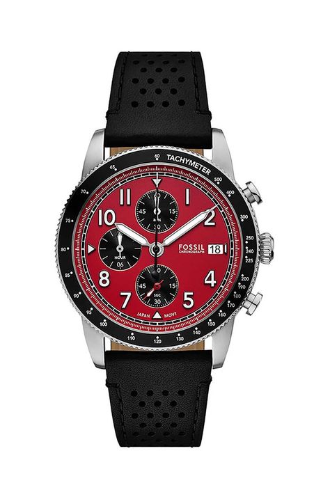 Ρολόι Fossil χρώμα: ασημί, FS6086