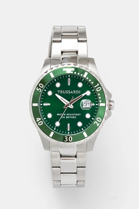 Годинник Trussardi чоловічий колір срібний R2453169004