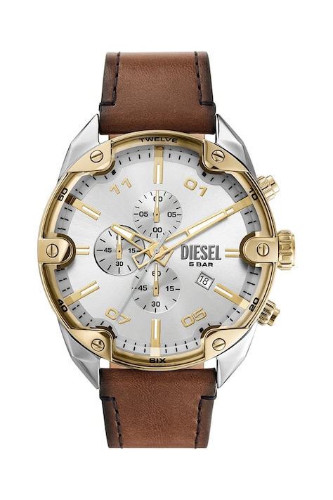 Годинник Diesel SPIKED чоловічий колір коричневий DZ4665
