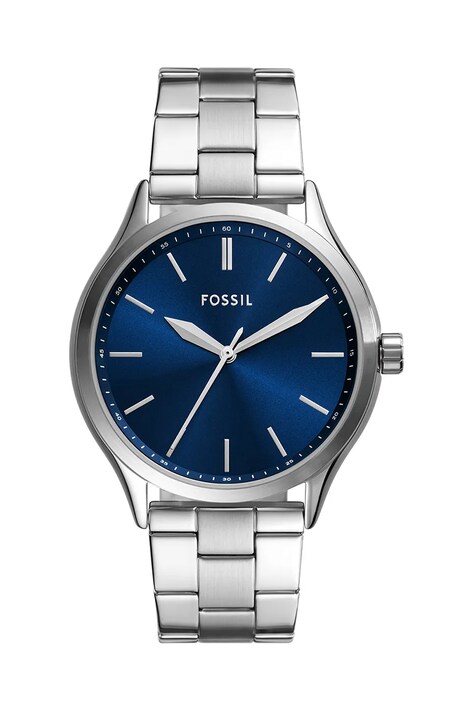 Годинник Fossil чоловічий колір срібний BQ2860