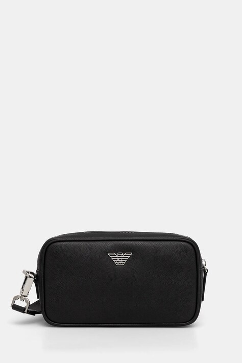 Emporio Armani kozmetikai táska fekete, Y4R356 Y138E