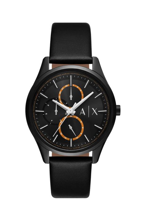 Ρολόι Armani Exchange χρώμα: μαύρο, AX1886