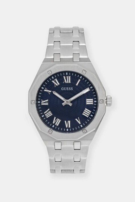 Guess ceas barbati, culoarea argintiu, GW0575G4