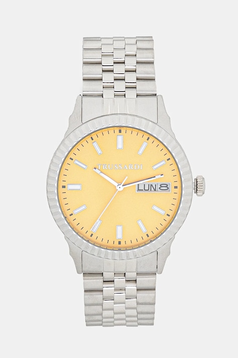 Trussardi ceas T-BENT barbati, culoarea argintiu, R2453141013