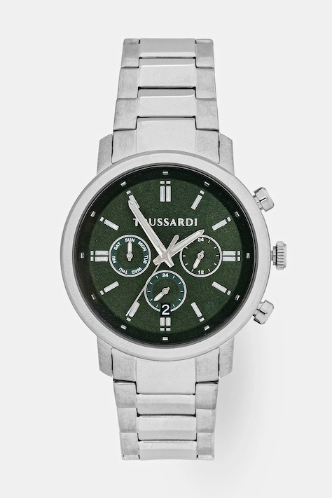 Trussardi zegarek T-COUPLE męski kolor srebrny R2453147016