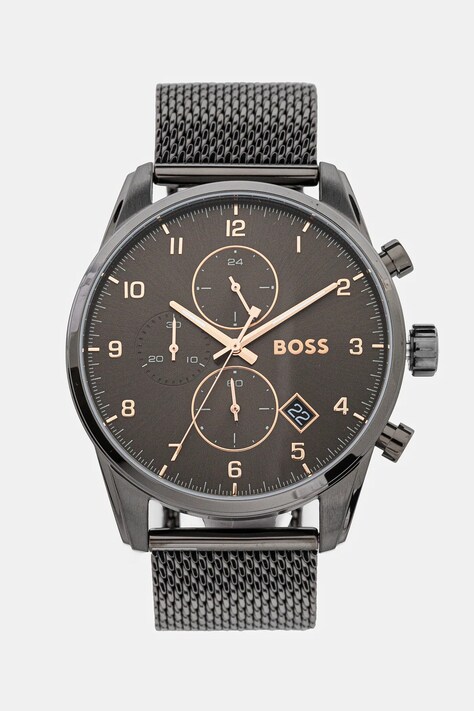 Годинник BOSS чоловічий колір срібний 1513837