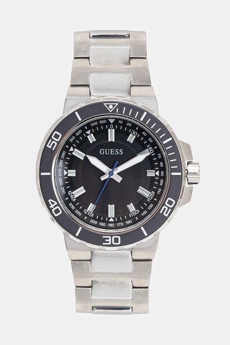 Guess ceas barbati, culoarea argintiu, GW0426G1