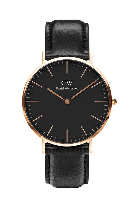 Годинник Daniel Wellington чоловічий колір чорний DW00100127