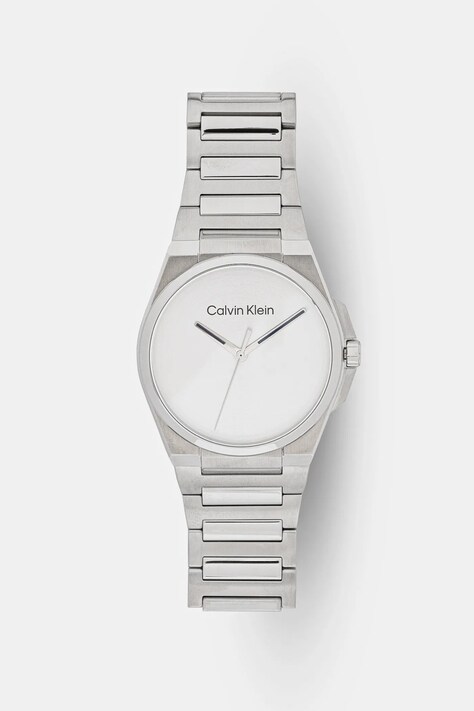 Calvin Klein ceas bărbați, culoarea argintiu, 25200456
