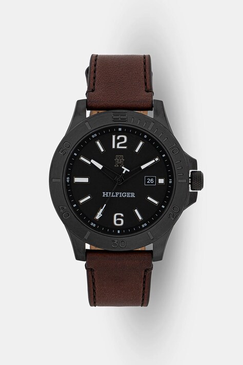 Годинник Tommy Hilfiger чоловічий колір коричневий 1710530