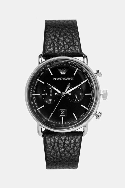 Emporio Armani ceas bărbați, culoarea negru, AR11143